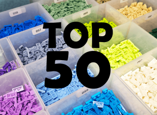Les 50 pièces LEGO® les plus utilisées par les constructeurs