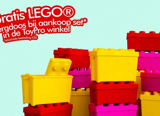 Ontvang nu een gratis LEGO® opbergdoos bij aanschaf van een set in de ToyPro winkel
