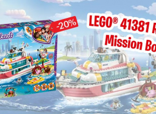 Featured LEGO® set: Now 20% discount on LEGO® 41381 Rescue Mission Boat