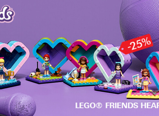 Featured LEGO® sets: Now 25% discount on Friends Heart Boxes