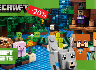 Featured LEGO® sets: Now 20% discount on all Minecraft sets