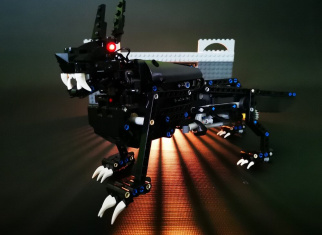 Build this scary BuWizz powered werewolf for Halloween