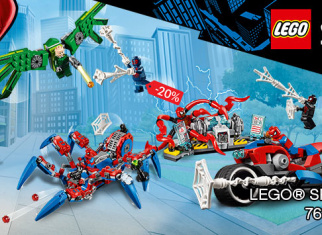 Featured LEGO® sets: Now extra discount on 76113 & 76114 Spiderman sets