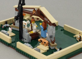 Build this fun nativity scene for the LEGO® Pop-Up Book