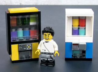 Expand your collection with this cool LEGO® vending machine