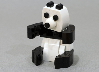 LEGO® Panda Bear buddy (free building instructions)
