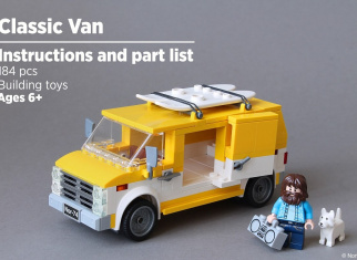 Build a LEGO® Van for your LEGO® City (Free Building Instructions)