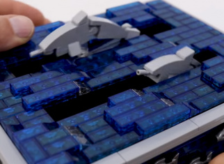 Build JKBrickworks swimming LEGO® dolphins