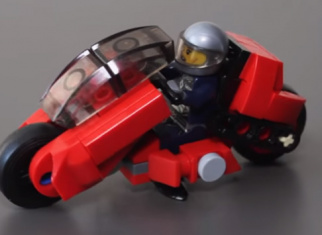 Build Kaneda's Bike from the Akira movie with LEGO® (free building instructions)