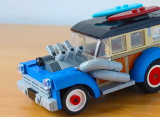 Build a Ford Woody Hot Rod from LEGO® (Free Instructions)