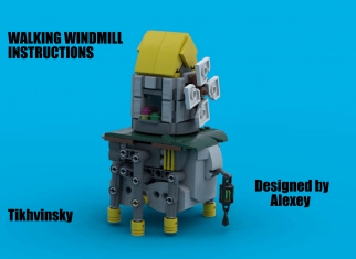 Build this walking LEGO® windmill (free building instructions)