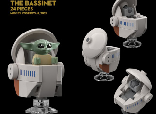 Build Grogu's cradle from The Mandalorian (free building instructions)