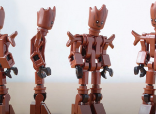 Build superhero Groot with LEGO® bricks