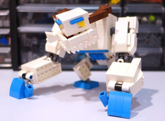 Build the Minecraft Frostmaw with LEGO®!