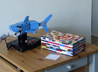 Fool yourself and your friends with this fun LEGO® Mindstorms machine!