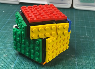 See how to build a fully working LEGO® Rubik's cube here!