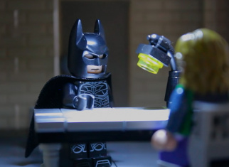 Build this famous scene from Batman: The Dark Knight with LEGO®!