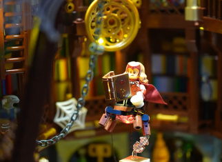Build Wanda's library from the WandaVision series with LEGO®!