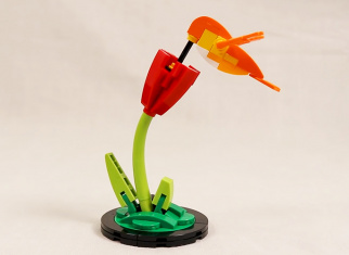 Build this little LEGO® hummingbird MOC from JK Brickworks now!