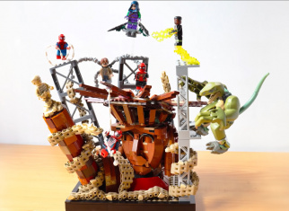 Build this cool battle scene from Spider-Man: No Way Home with LEGO® now!