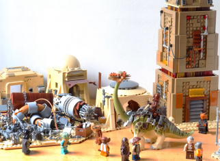 How to build a cool LEGO® Mos Eisley MOC!