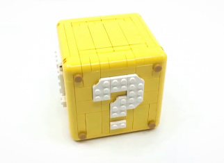 LEGO® Mario mini question mark block MOC