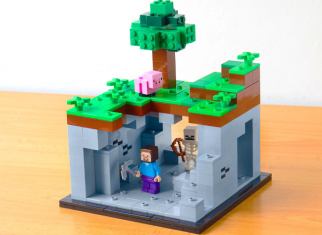 Create a LEGO® Minecraft diorama
