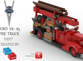Build a FORD V8 fire truck