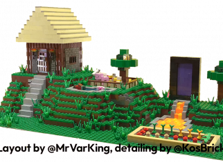 LEGO® Minecraft Steve's House Diorama