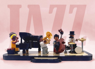 The LEGO® Jazz Quartet but for your minifigures