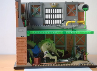 LEGO Batman vs Killer Croc Diorama MOC