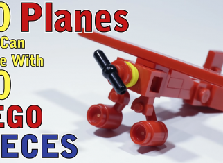 10 planes with just 20 LEGO® parts