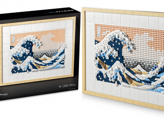 Hokusai: The Great Wave re-imagined as LEGO® Art