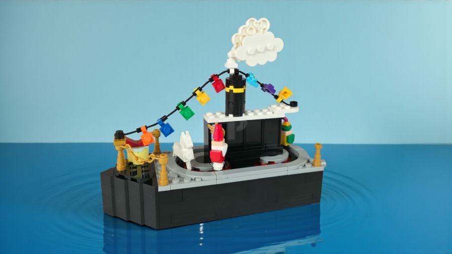 Bouw de Stoomboot met de Sint, Piet en Ozosnel