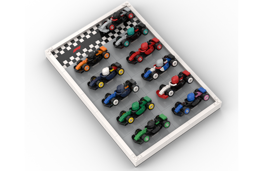 F1® Collectible Race Cars Display Frame
