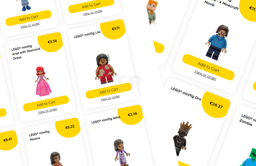 Nuovo formato: minifigure LEGO® Disney e LEGO® Games