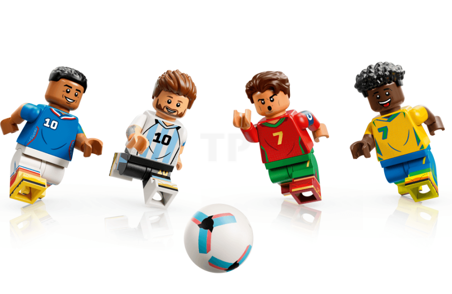New LEGO® pieces and minifigures from top sports sets have been added