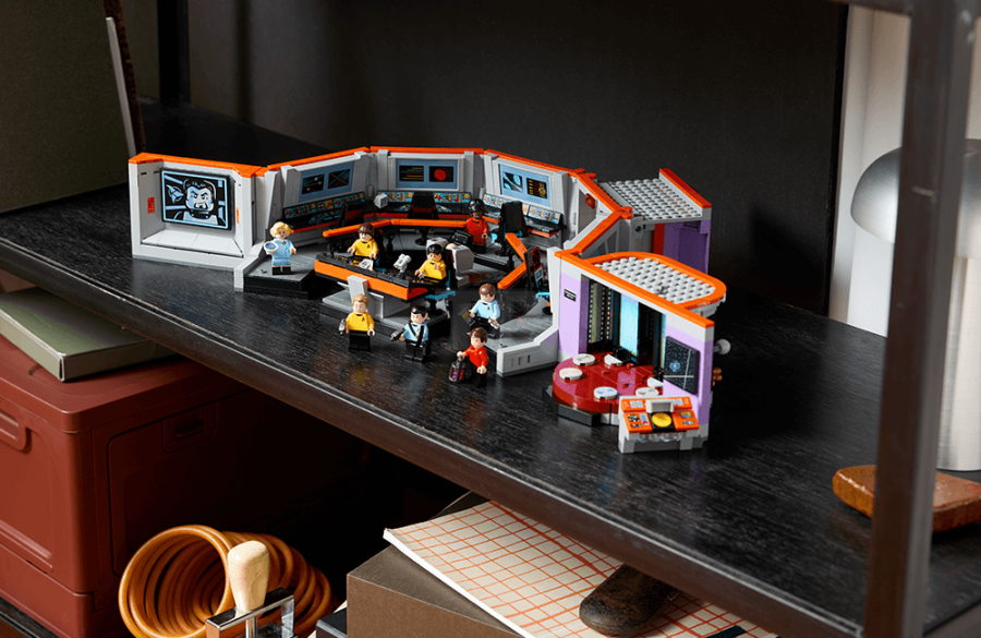 New LEGO® Star Trek U.S.S. Enterprise Bridge set brings the iconic bridge to life