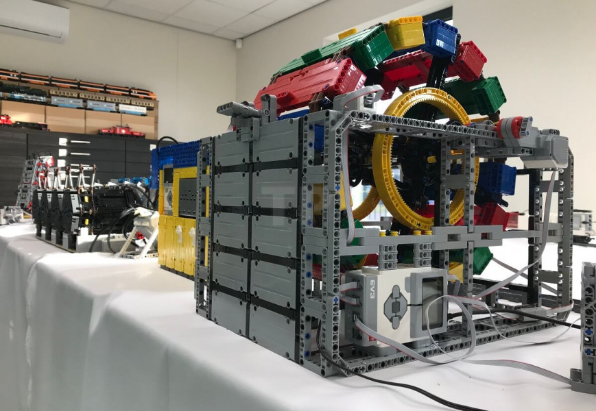 Demonstratie slimme LEGO® snoepsorteermachine
