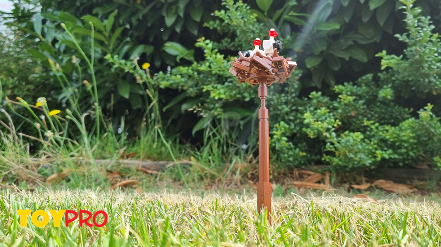 Construit un nid de cigogne