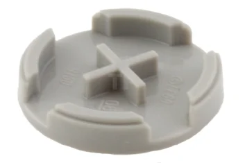 LEGO Fliese, rund 2 x 2 mit Unterseite X