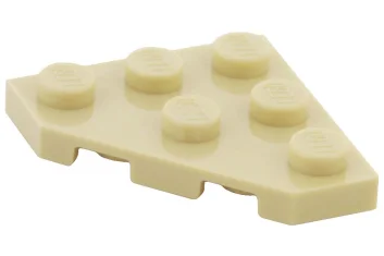 LEGO Plaat 3 x 3 afgesneden hoek