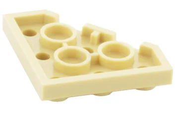 LEGO Plaat 3 x 3 afgesneden hoek