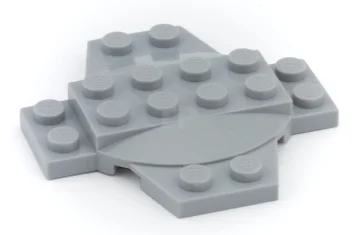 LEGO Platte, modifiziert 6 x 6 x 2/3 Kreuz mit Kuppel