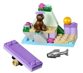 LEGO Seal on a Rock