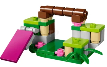 LEGO Panda in the Bamboo