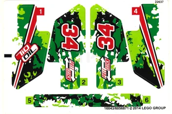 LEGO Sticker for Set 42027