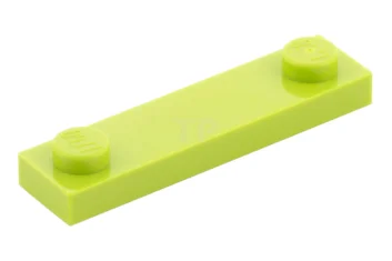 LEGO Plaat, aangepast 1 x 4 met 2 noppen