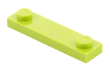 LEGO Plaat, aangepast 1 x 4 met 2 noppen