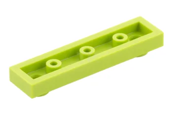 LEGO Plaat, aangepast 1 x 4 met 2 noppen